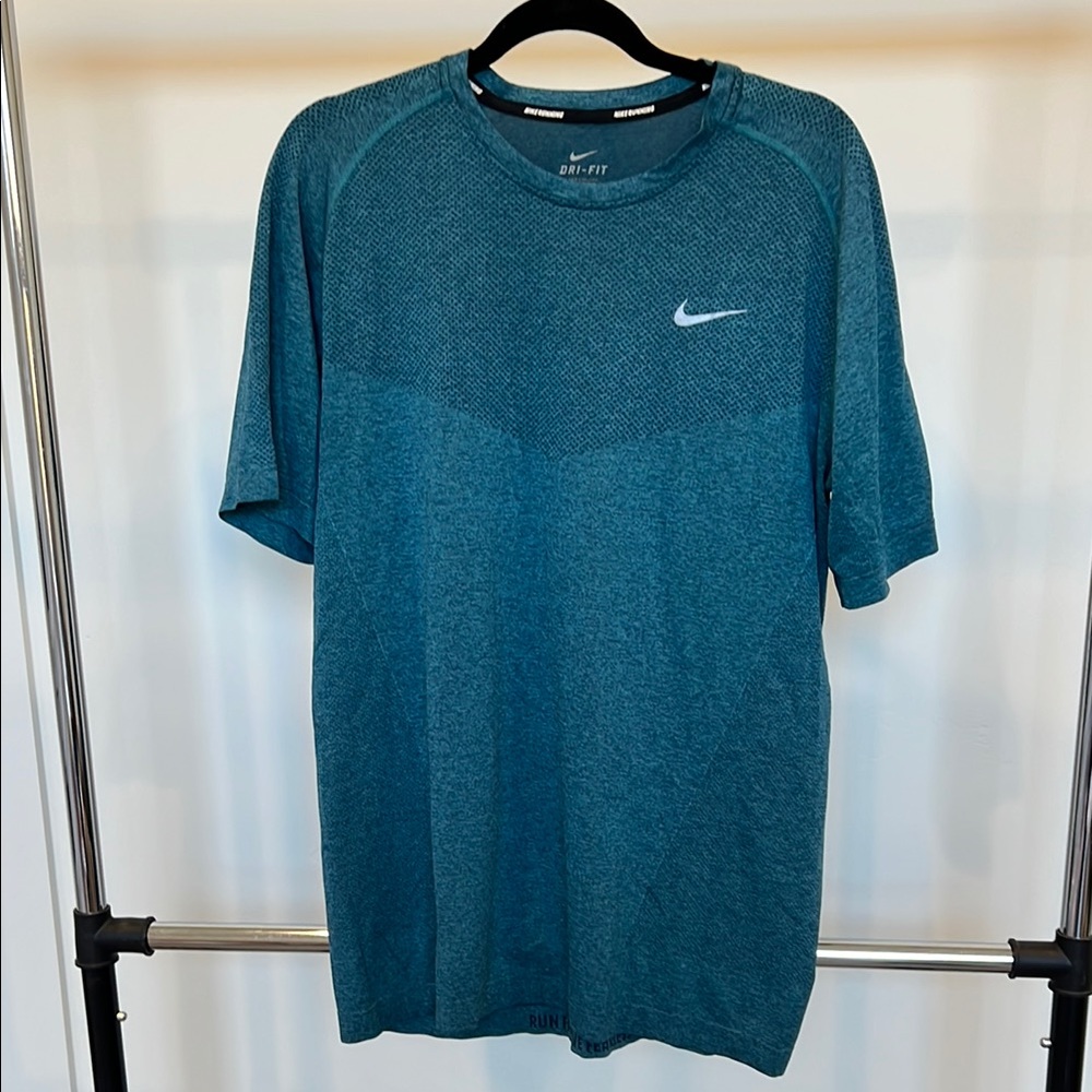 Nike Men's Teal Dri-FIT Shirt